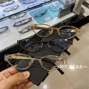 眼镜框 猫眼高质感合金眼镜架可配度数防蓝光美式 2025新品 倪妮同款