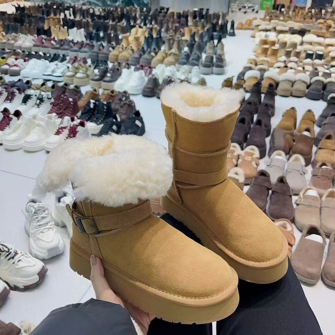 一见心动～实体店同售2025长筒两穿雪地靴防滑炸街款加绒雪地靴