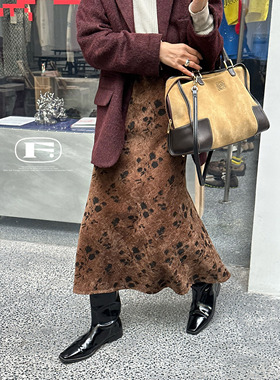 老钱美拉德进阶版2.0 开春怎么能少的了油画提花半裙 显瘦鱼尾裙