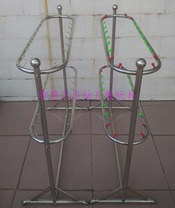 幼儿园不锈钢毛巾架长方形毛巾架儿童毛巾架椭圆形移动毛巾架包邮