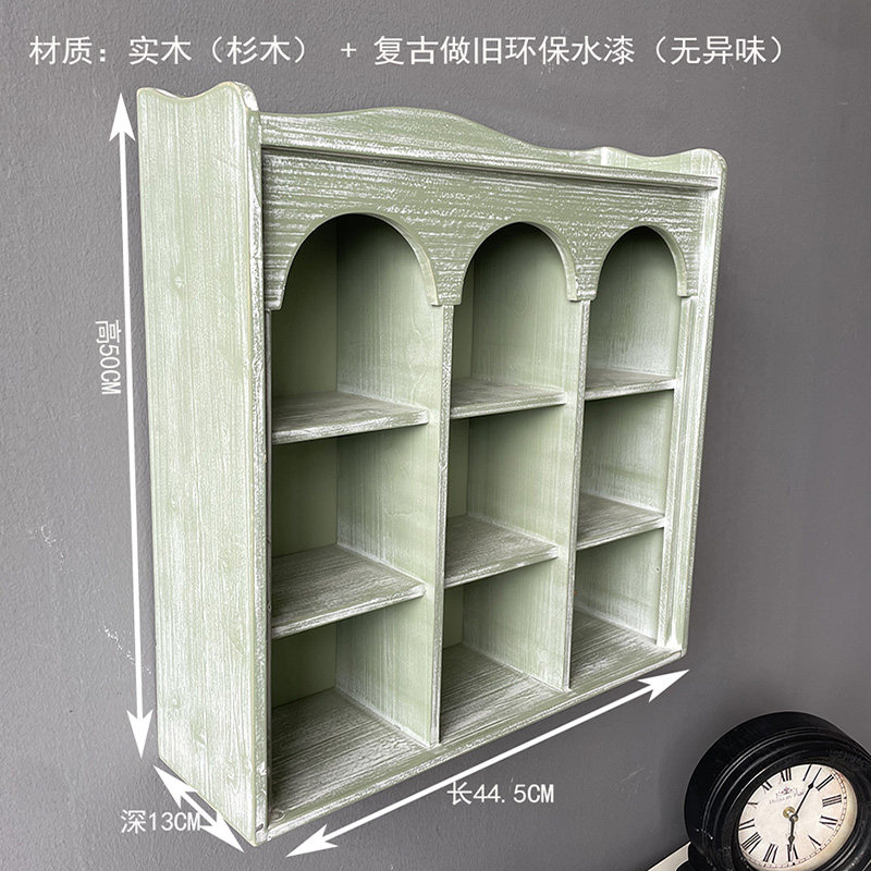 收纳架九格实木结实环保