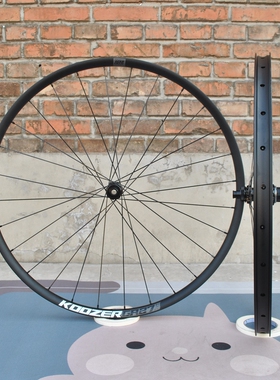 轱辘哥700c瓜车越野轮组gr27车圈+koozer350花鼓+wing20扁辐条