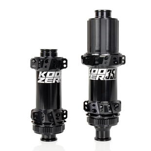 KOOZER 350公路瓜车直头棘轮结构花鼓 24/28h直头100/142