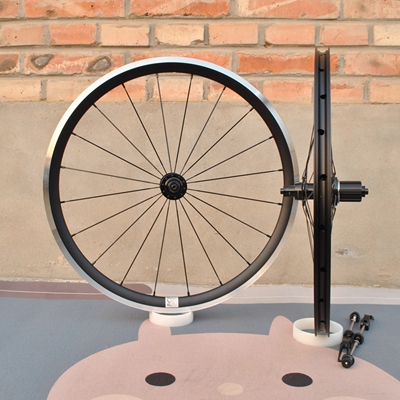 轱辘哥451圈刹铝轮koozer450小径专供花鼓宽圈协达扁辐条100/130