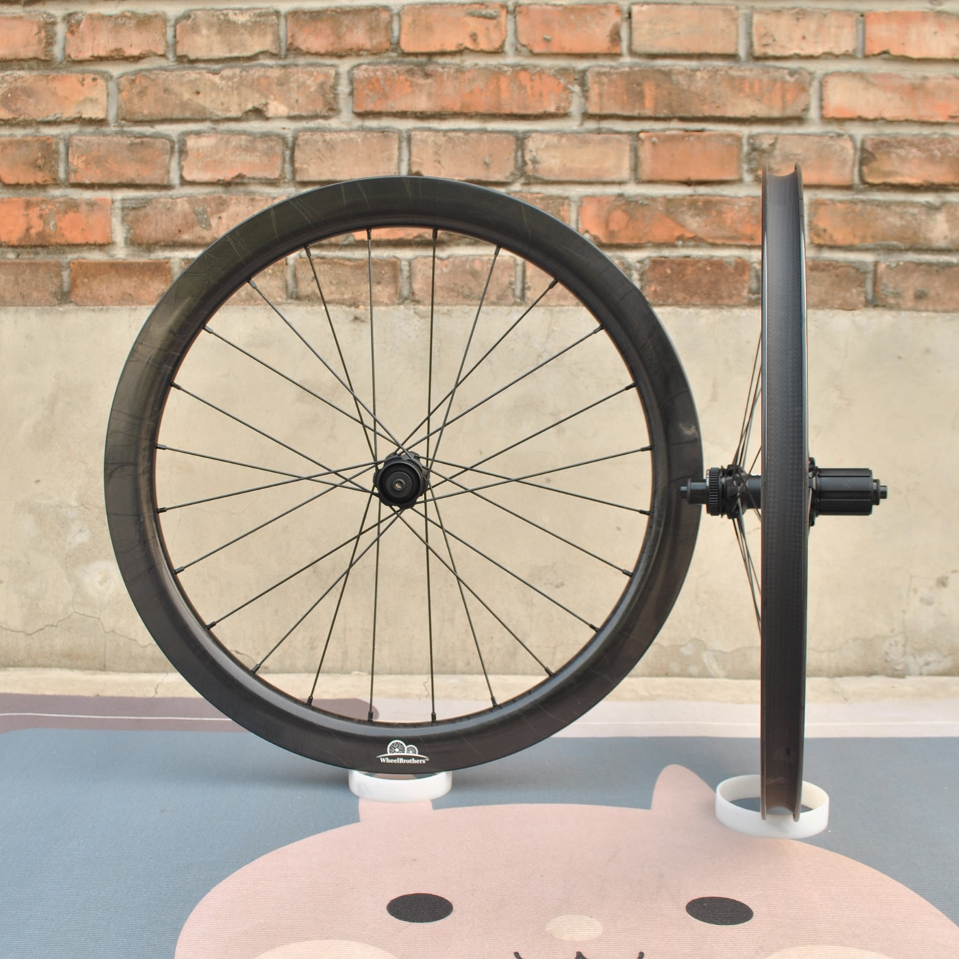 轱辘哥451碟刹碳纤维轮组38框高DT240花鼓协达wing20扁辐条