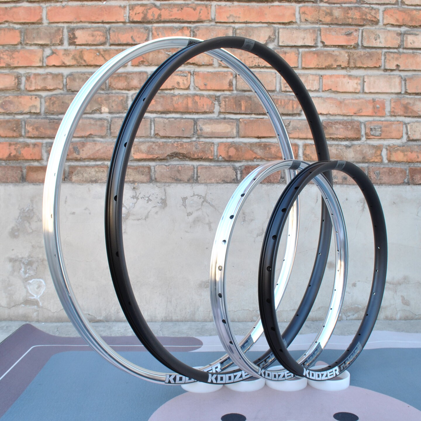 KOOZER GR25山地车圈轮圈Gravel准真空20寸406/27.5"29" 28 32孔