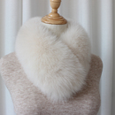 秋冬新款 真狐狸毛围巾女百搭加厚保暖毛毛皮草围脖按磁扣毛领子