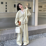 【新款现货】蕾丝拼接奶黄色卫衣套装296A-8181-P195-K318,女装套装/套裙,浙宝296A, 【新款现货】蕾丝拼接奶黄色卫衣套装296A-8181-P195-K318,女装套装/套裙,浙宝296A,