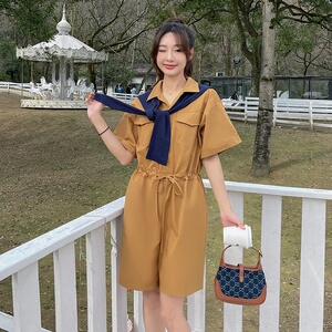 【现货新款】2023夏装新款工装连体短裤女2207P105K168图片