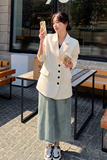 2023春装新款女式西装减龄23803，女装西装，浙宝296A