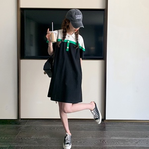 【现货】2023夏装新款连衣裙女polo裙减龄风23809P120K178图片