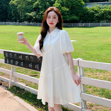 现货新款数据很好2023夏装女式新款连衣裙减龄23830P135K188，女装连衣裙，浙宝296A