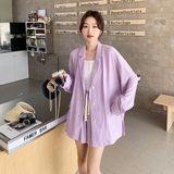 【现货】2023夏装新款女式防晒服减龄神器23812P125K178，女装西装，浙宝296A