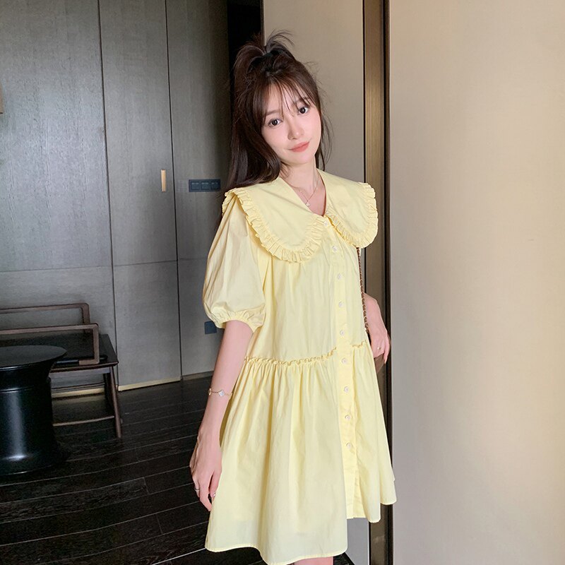【现货】2023夏装新款连衣裙女减龄连娃娃裙23806P120K178,女装连衣裙,浙宝296A
