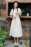 【新款现货】2023年夏装新款泡泡肌理连衣裙女减龄23825P120K178，女装连衣裙，浙宝296A