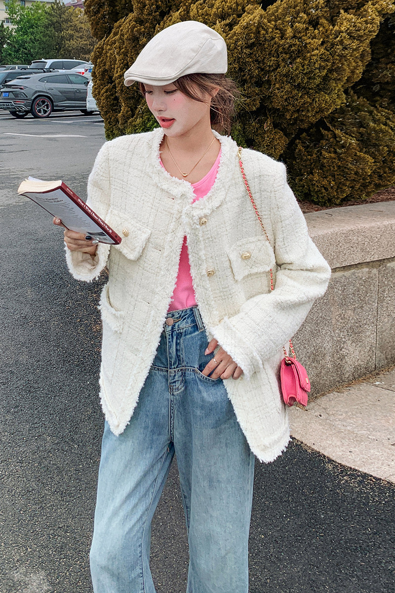 【新款现货】秋冬新款小香风加厚外套2340-P160-K218,女装短外套,浙宝296A