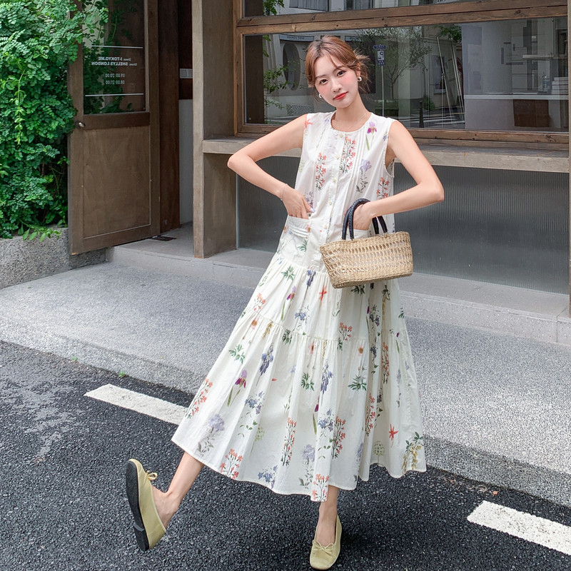 【26新款】夏日通勤印花连衣裙2B130-2602-P145-K248,女装连衣裙,浙宝296A