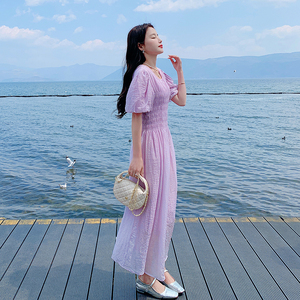 【大货已出数据好！】2023年夏装新款温柔风连衣裙23816K125P178图片