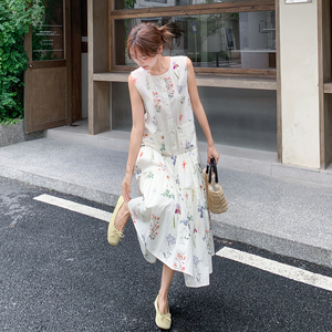 【26新款】夏日通勤印花连衣裙2B130-2602-P145-K248图片