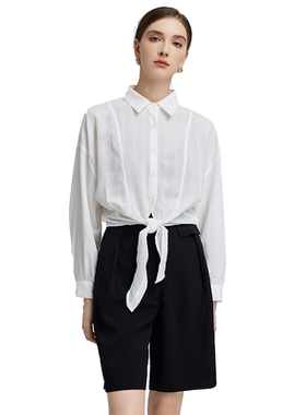 女式上衣宽松百搭防晒衬衫女
