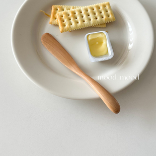 moodboard 木质果酱抹刀 原木色黄油刀涂抹奶酪实木健康日式