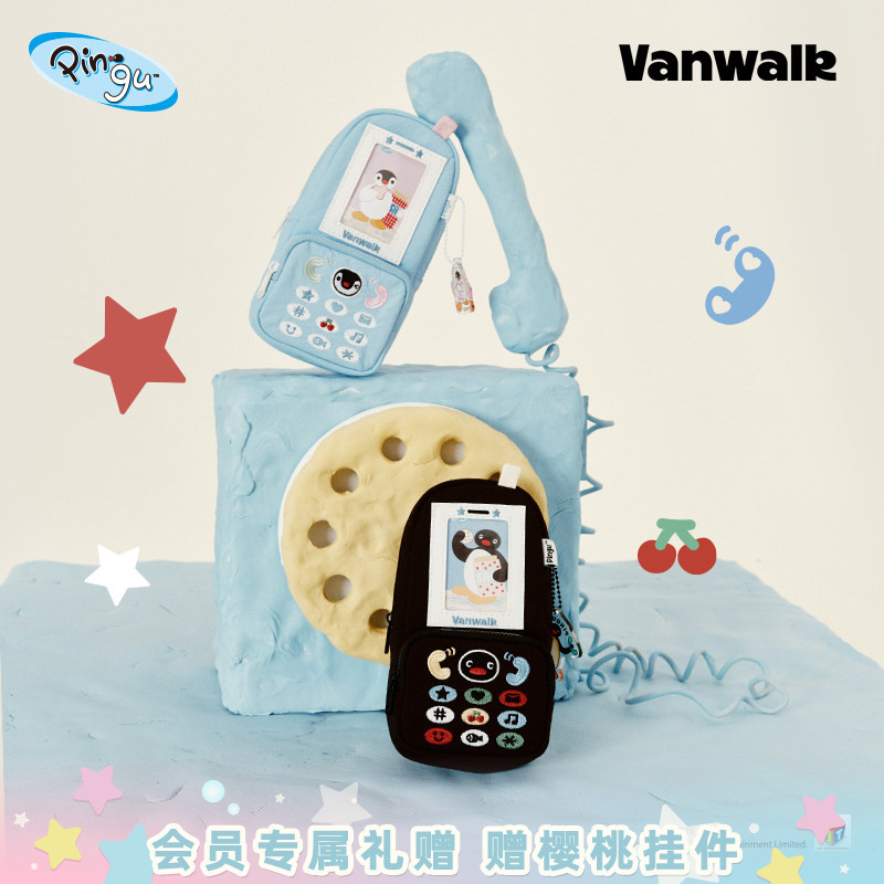 VANWALK/出走可爱卡通企鹅文具袋图片
