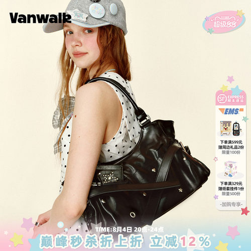 VANWALK/出走女款通勤手提托特包