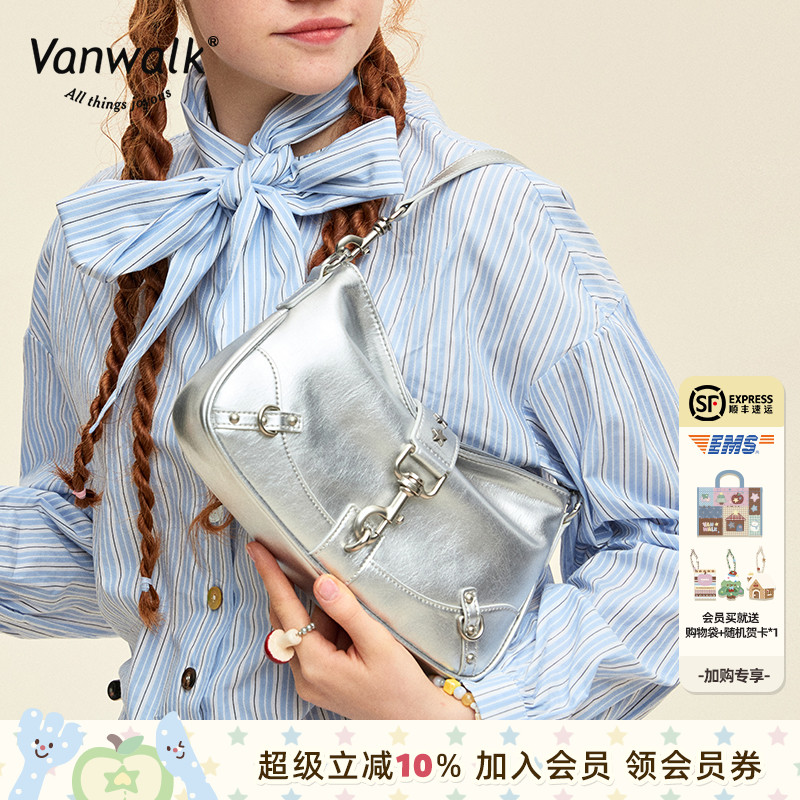 VANWALK/出走ins单肩腋下斜挎包
