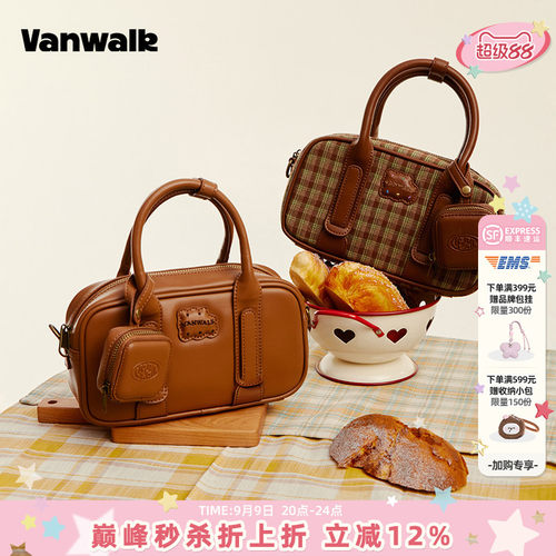 vanwalk/出走秋冬通勤单肩斜挎包