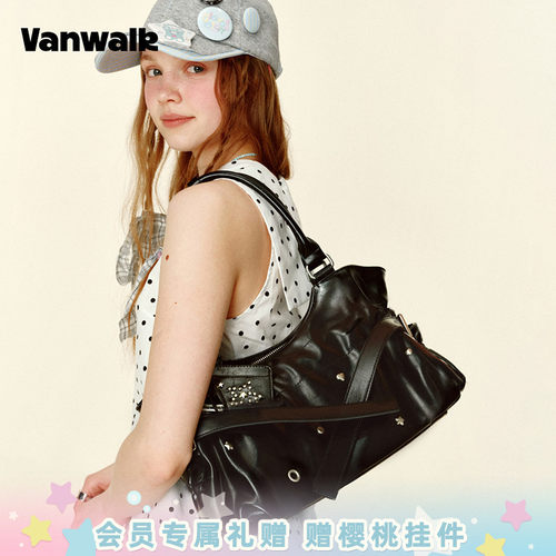 VANWALK/出走女款通勤手提托特包