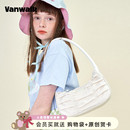 VANWALK海边日记 少女法棍包手提单肩包 小众设计高级感腋下包法式