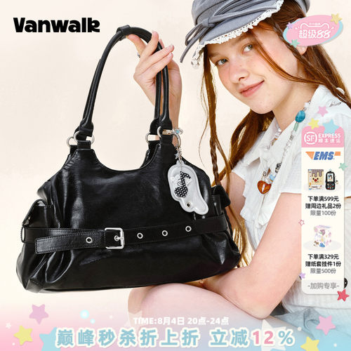 VANWALK/出走小众通勤手提单肩包