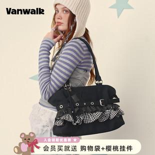 pony小众大容量芭蕾风托特包女新款 通勤手提单肩包 lucky VANWALK