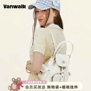 Power小众ins风迷你抽绳双肩包女生款 休闲手提背包 Fruit VANWALK
