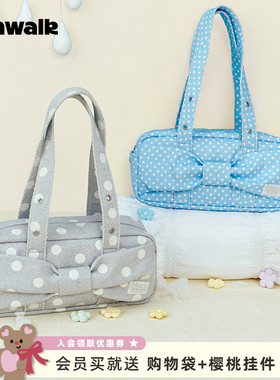 VANWALK Starry新款波点包包女生通勤手提单肩包日常百搭枕头包