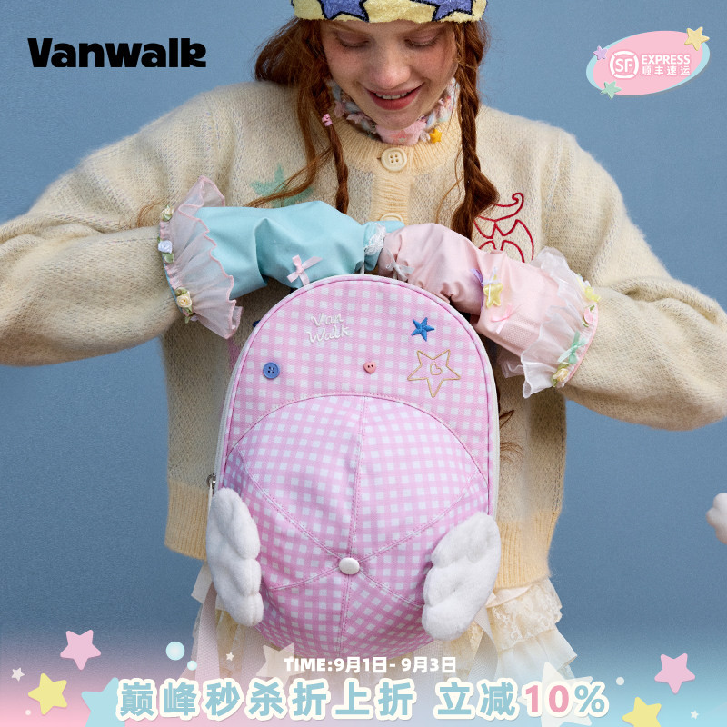 VANWALK/出走外出游逛街双肩包图片