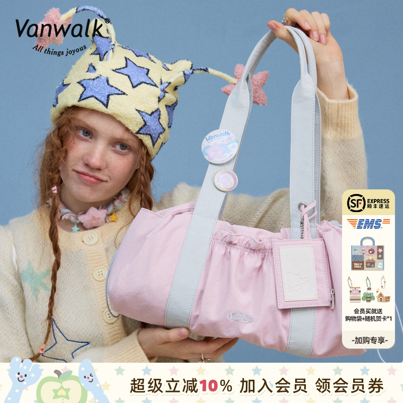 VANWALK/出走逛街休闲手提单肩包