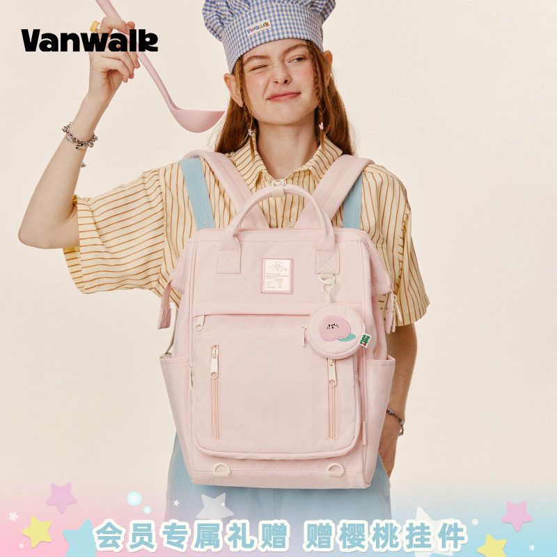 vanwalk/出走大容量双肩电脑书包图片