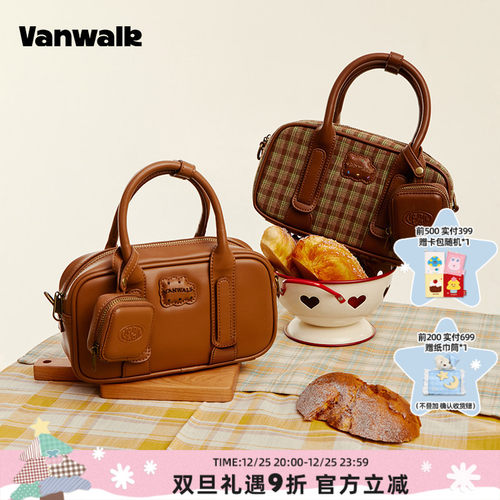 vanwalk/出走秋冬通勤单肩斜挎包