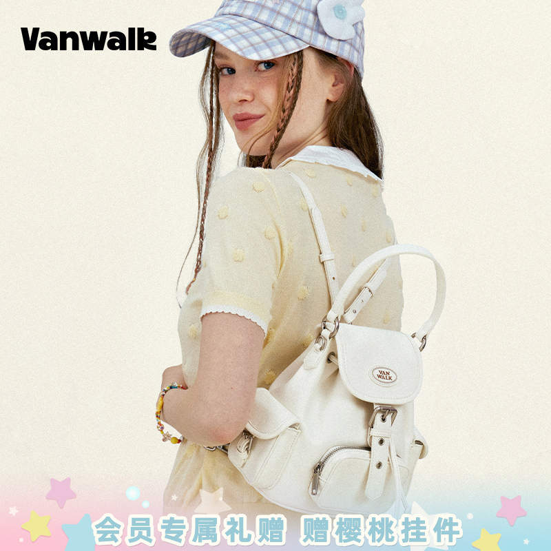 VANWALK/出走女生迷你手提双肩包图片
