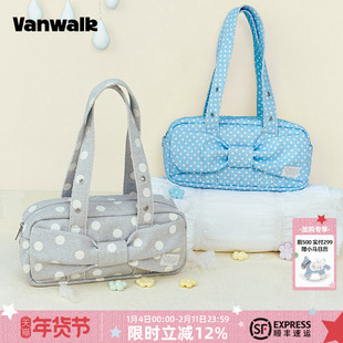 VANWALK Starry新款波点包包女生通勤手提单肩包日常百搭枕头包