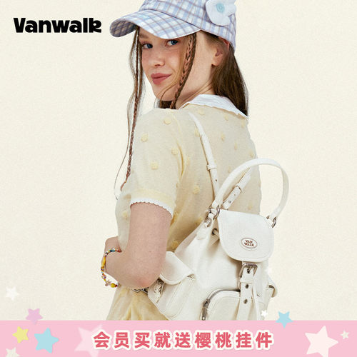 VANWALK/出走女生迷你手提双肩包