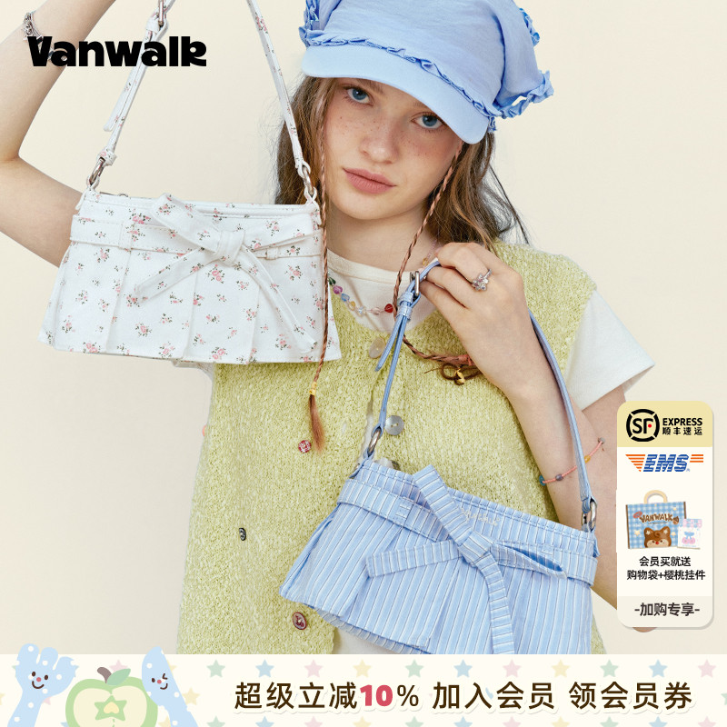 VANWALK/出走蝴蝶结ins腋下包