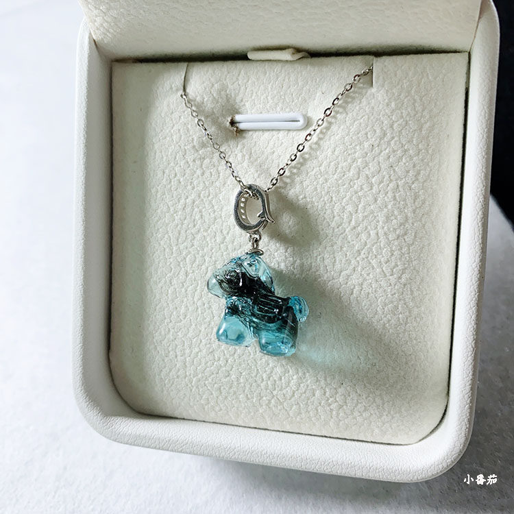 胎毛纪念品胎发纪念品母乳胎发纪念宝宝头发吊坠925纯银项链定制