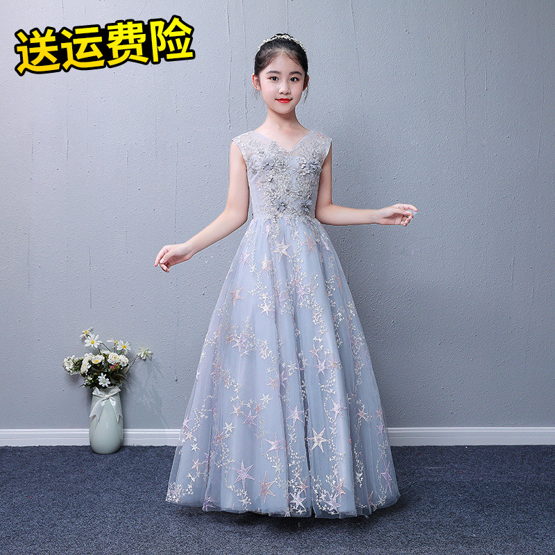 儿童礼服女童公主裙蓬蓬裙春季