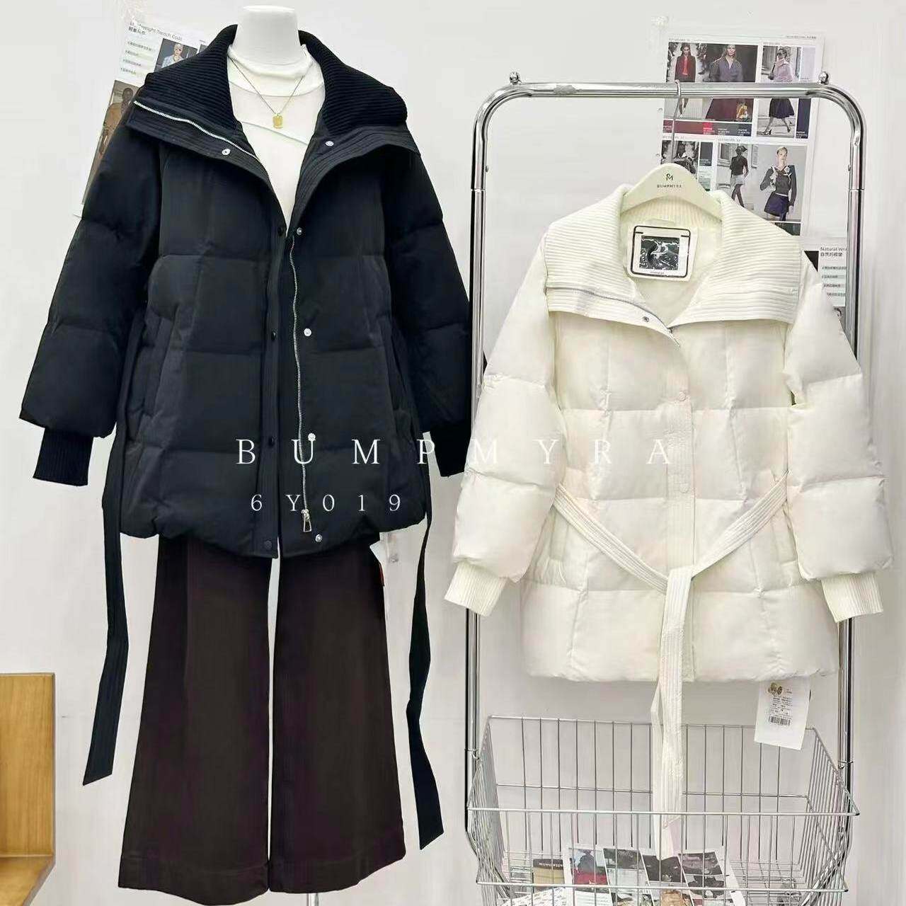 019胖淼淼2026冬季新款大码女装显瘦羽绒服遮肉百搭羽绒衣中长款