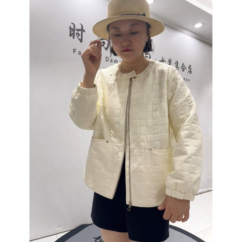 芮娜依莲9576秋冬新款加肥加大码女装胖妹妹显瘦减龄二棉棉衣棉服