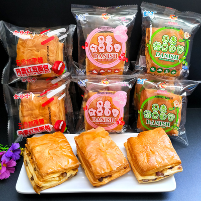 金谷亭丹麦红豆绿豆面包500g