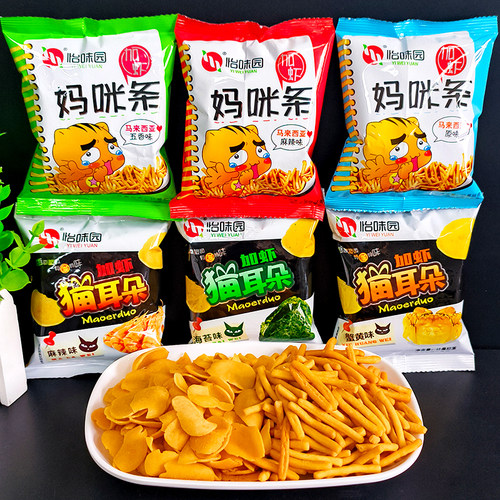 加虾猫耳朵妈咪条零食解馋