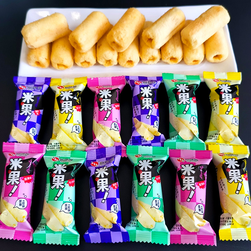 怡味园夹心米果棒糖果型米果散装称重非油炸粗粮休闲解馋食品零食